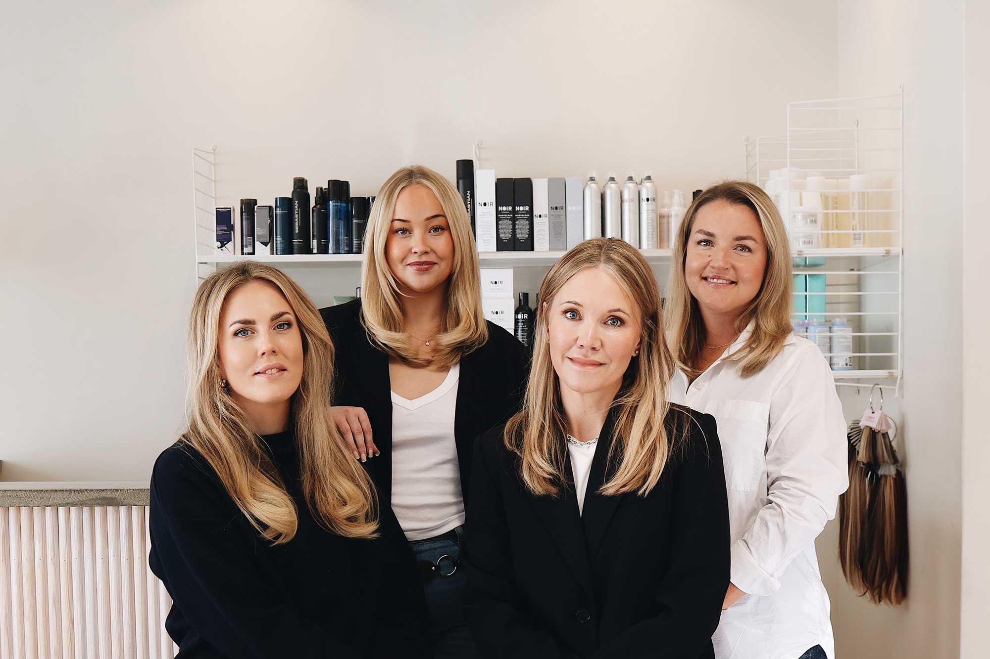 Produkter som används stående på en hylla